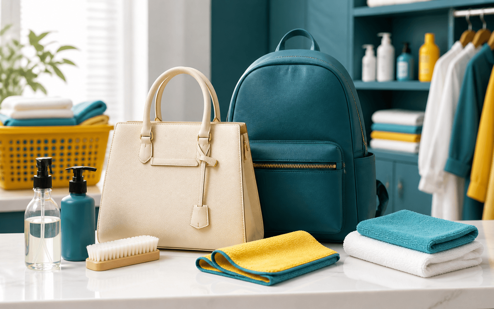 Vệ sinh túi xách và balo tại GIGI Laundry